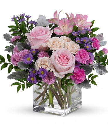 Rosy Pink Flower Arrangement
